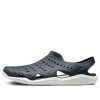 Μαύρα Λευκά Σανδάλια Crocs 203963-462
