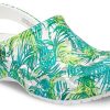 Crocs 4 Εκτύπωση Outdoor Flat Heel Beach Sports Λευκά Πράσινα Σανδάλια “White Green” 206230-1C8