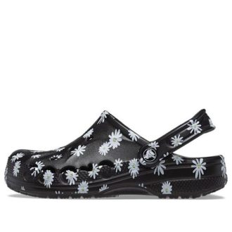 Crocs Baya εποχιακά εμπριμέ τσόκαρα “Black Daisy” 206230-0ZI