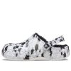 Παντόφλες Crocs Baya Lined Clog Fleece Lined Unisex Λευκές Γκρι Παντόφλες “White Grey” 205975-10M