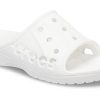 Crocs Baya Minimalistic Casual Slippers Λευκή 12000-100
