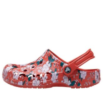 Crocs Baya εποχιακά εμπριμέ τσόκαρα “Spicy Orange White” 206230-82Z