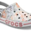 Crocs Bayaband Beach ανοιχτό γκρι σανδάλια Flowers 206232-0GN Crocs Bayaband Beach ανοιχτό γκρι σανδάλια Flowers 206232-0GN