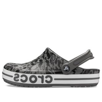 Crocs Bayaband Beach Γκρι Μαύρα Σανδάλια “Grey Black” 206232-0DY