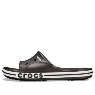 Crocs Bayaband Clog Hollow Out Casual μαύρες παντόφλες 205392-066