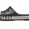 Crocs Bayaband Clog Hollow Out Casual μαύρες παντόφλες 205392-066