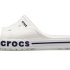 Παντόφλες Crocs Bayaband Clog Λευκές Unisex 205392-126