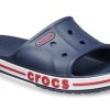 Παντόφλες Crocs Bayaband Clog Μπλε Λευκό Κόκκινο Unisex 205392-4CC