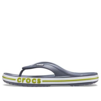 Crocs Bayaband Flip Αντιολισθητικές Παντόφλες Casual Grey Green “Grey Green” 205393-0A3