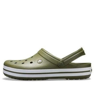Crocs Beach Army Πράσινα Σανδάλια 11016-37P