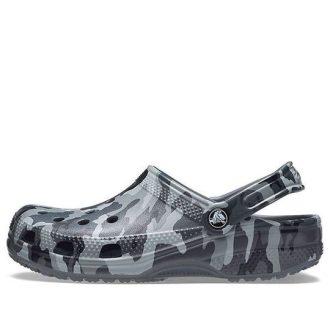 Crocs Beach Sindals Grey Camouflage Unisex 206454-0IE Crocs Beach Sindals Grey Camouflage Unisex 206454-0IE