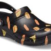 Crocs Bistro Graphic Clog Κομψά casual μαύρα σανδάλια 204044-0FN