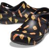 Crocs Bistro Graphic Clog Κομψά casual μαύρα σανδάλια 204044-0FN