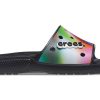 Crocs Πολύχρωμες Casual Unisex πολύχρωμες μαύρες παντόφλες 207557-0C4