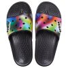 Crocs Πολύχρωμες Casual Unisex πολύχρωμες μαύρες παντόφλες 207557-0C4