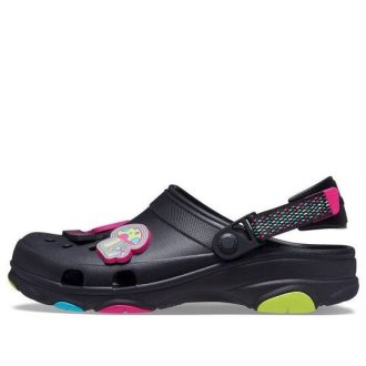 Crocs Classic All-Terrain Clog Minimalistic Casual Unisex Μαύρα σανδάλια 207340-001
