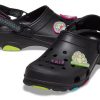 Crocs Classic All-Terrain Clog Minimalistic Casual Unisex Μαύρα σανδάλια 207340-001