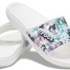 Crocs Classic Casual Fashion Unisex Λευκές Παντόφλες 206520-928