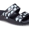 Crocs Classic Casual Fashion Unisex Μαύρες Μπλε Παντόφλες 207680-066