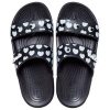 Crocs Classic Casual Fashion Unisex Μαύρες Μπλε Παντόφλες 207680-066