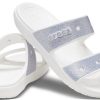 Crocs Classic Casual Fashion Ασημένιες Παντόφλες Unisex 207769-90H