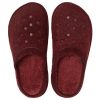 Παντόφλες Crocs Classic Casual Thicken Stay Warm Unisex Wine Red Slippers 203600-60U