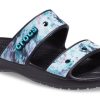 Παντόφλες Crocs Classic Casual Unisex Μπλε Μαύρες 207283-988