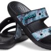 Παντόφλες Crocs Classic Casual Unisex Μπλε Μαύρες 207283-988