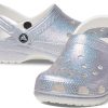 Crocs Classic Casual Unisex Μεταλλικά Ασημί ροζ σανδάλια 207551-90H