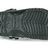 Crocs Classic clo μαργαρίτα Σανδάλια Full Print Unisex Μαύρα 206375-0ZI