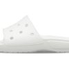 Παντόφλες Crocs Classic Clog Λευκές 206121-100