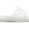 Παντόφλες Crocs Classic Clog Λευκές 206121-100