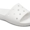 Παντόφλες Crocs Classic Clog Λευκές 206121-100