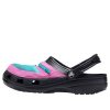 Crocs Classic Clog Πέδιλα Τσέπης Μαύρο Ροζ 206612-0I8