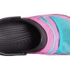 Crocs Classic Clog Πέδιλα Τσέπης Μαύρο Ροζ 206612-0I8