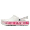 Crocs Classic Clog αναπνεύσιμο αντιολισθητικό παπούτσι Ροζ Λευκό 206852-100
