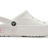 Crocs Classic Clog αναπνεύσιμο αντιολισθητικό παπούτσι Ροζ Λευκό 206852-100