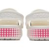 Crocs Classic Clog αναπνεύσιμο αντιολισθητικό παπούτσι Ροζ Λευκό 206852-100