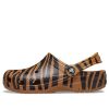 Crocs Classic clog Animal Printing Beach Tiger Stripes Yellow Sindals 206676-2ZF