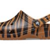 Crocs Classic clog Animal Printing Beach Tiger Stripes Yellow Sindals 206676-2ZF