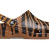 Crocs Classic clog Animal Printing Beach Tiger Stripes Yellow Sindals 206676-2ZF