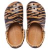 Crocs Classic clog Animal Printing Beach Tiger Stripes Yellow Sindals 206676-2ZF