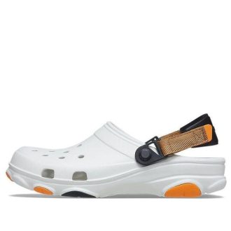 Crocs Classic Clog Beach Unisex Λευκά Σανδάλια 206340-94S