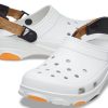 Crocs Classic Clog Beach Unisex Λευκά Σανδάλια 206340-94S