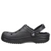 Crocs Classic Clog Casual Stay Warm Παπούτσια Unisex Μαύρο 203766-060