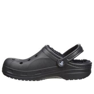 Crocs Classic Clog Casual Stay Warm Παπούτσια Unisex Μαύρο 203766-060