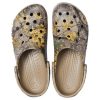 Crocs Classic clog Casual Unisex καφέ σανδάλια 206517-260 Crocs Classic clog Casual Unisex καφέ σανδάλια 206517-260