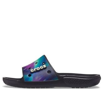 Crocs Classic Clog Casual Παπούτσια Unisex Πολύχρωμο Μαύρο 207308-988