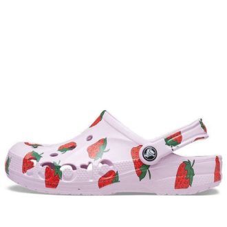 Crocs Classic Clog Casual Unisex Pink Strawberry σανδάλια 206230-6GD