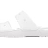 Crocs Classic Clog Cozy Casual Παπούτσια Unisex Λευκό 206761-100